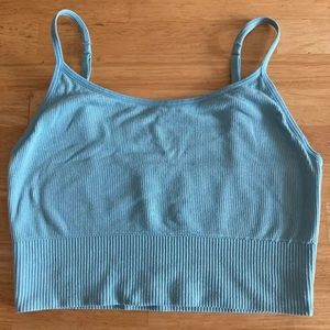 Jade green bralettes